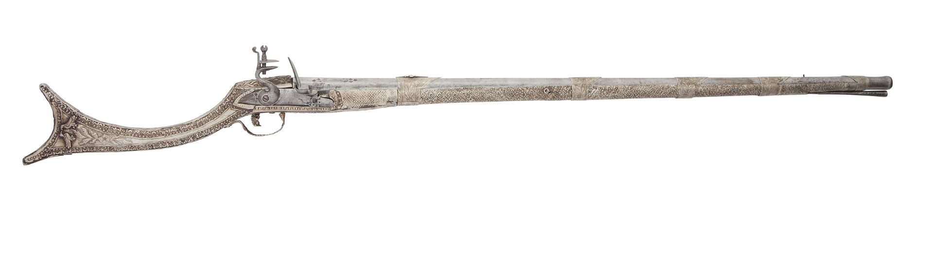 A Balkan (Souliot) 14-Bore Flintlock Gun (Kariophili)