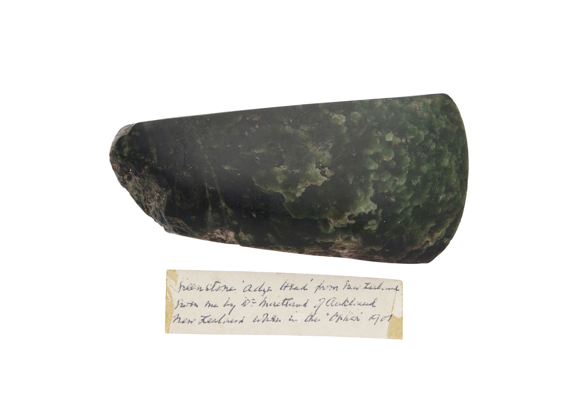 A Maori Adze Blade (TOKI POUNAMU)