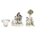 A Meissen group circa 1900