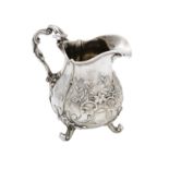 A late George III silver cream jug by Paul Storr, London, 1820