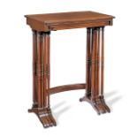 An early 20th century quartetto of mahogany side tables (4)