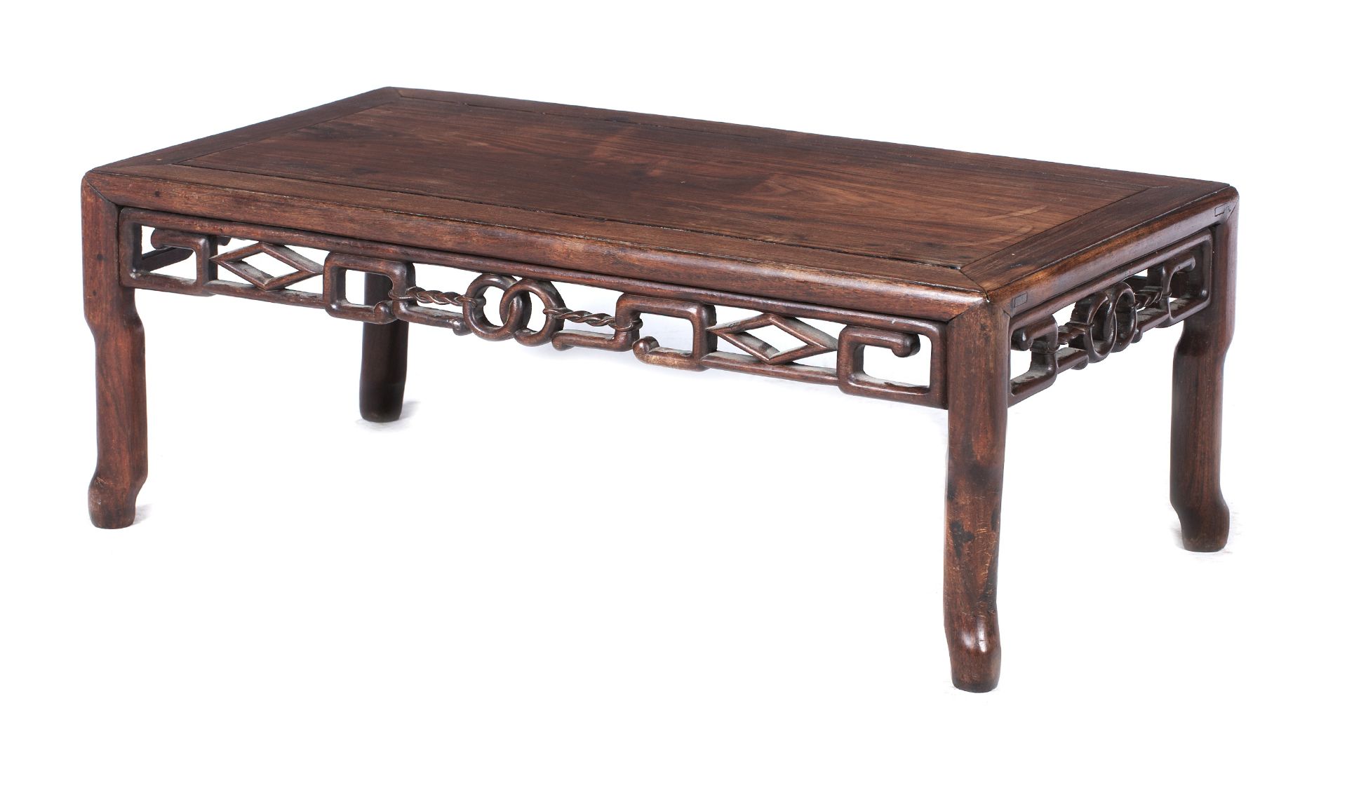 A small hardwood Kang table