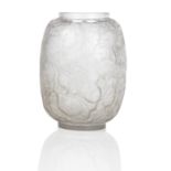 Lalique, A 'Monnaie du Pape' Vase, designed in 1914