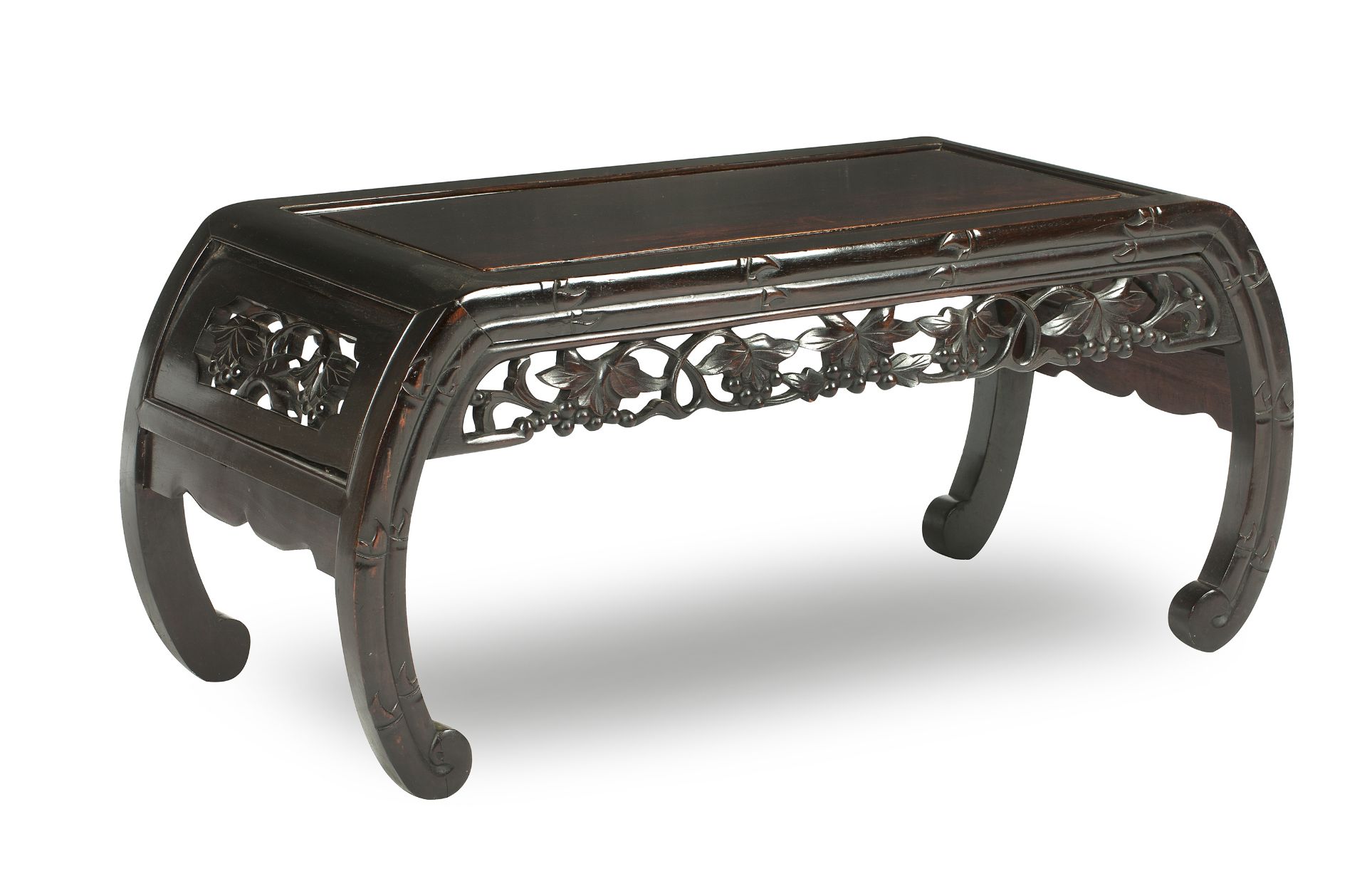 A hongmu low table 19th/20th century