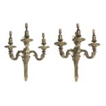 A pair of 19th century gilt brass Appliques (2)