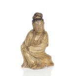 A soapstone carving of Guanyin 17th/18th century