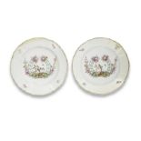 Two Nymphenburg plates Circa 1765-70