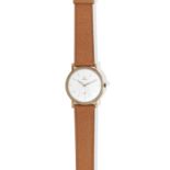 OMEGA. A gent's 9k gold manual wind wrist watch, 1958