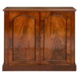 A 19th century mahogany side cabinet