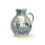 A Slovakian faience jug, late 19th/early 20th century