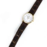 Longines. A 18k Gold quartz calendar bracelet wristwatchRef: Ref: L79906, Case No.27270726, Circa...