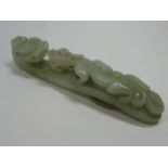 A jade belt hook 18th/19th century