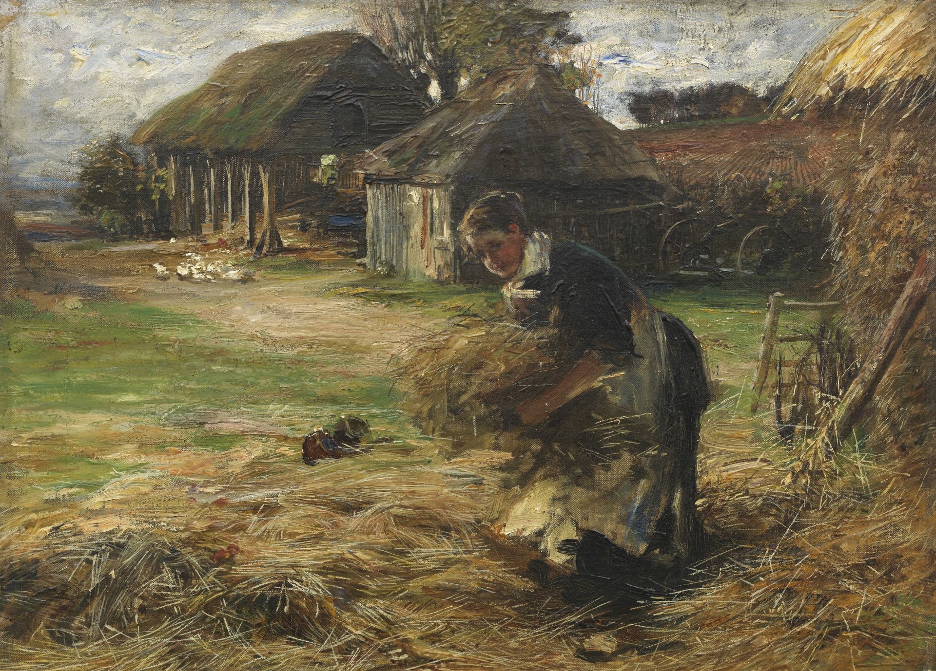 David Fulton, RSW (British, 1848-1930) Harvest Time
