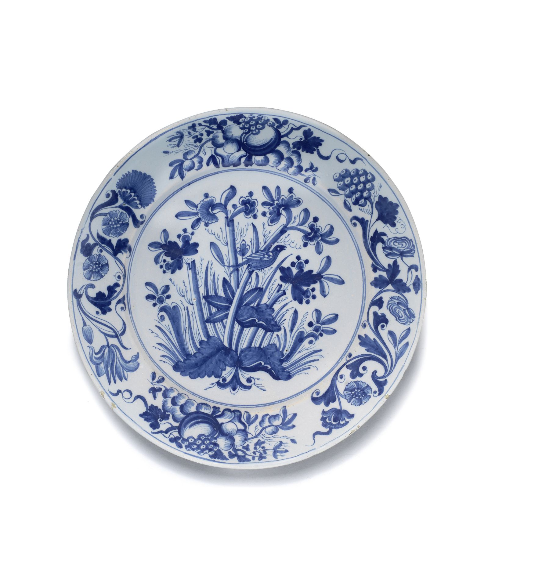 A Nuremberg faience plate Circa 1730