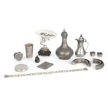 A collection of Eastern silver 19th/20th century