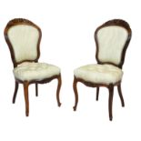 A set of six 19th century rosewood dining chairs (6)