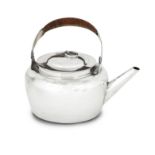 Christopher Dresser for Hukin & Heath, an arts and crafts electroplated tea kettle retailed by Le...