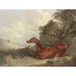Edward Robert Smythe after James Ward 'A tethered horse straining to join the hunt' together with...
