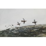 Berrisford Hill (British, born 1930) Grouse in Flight