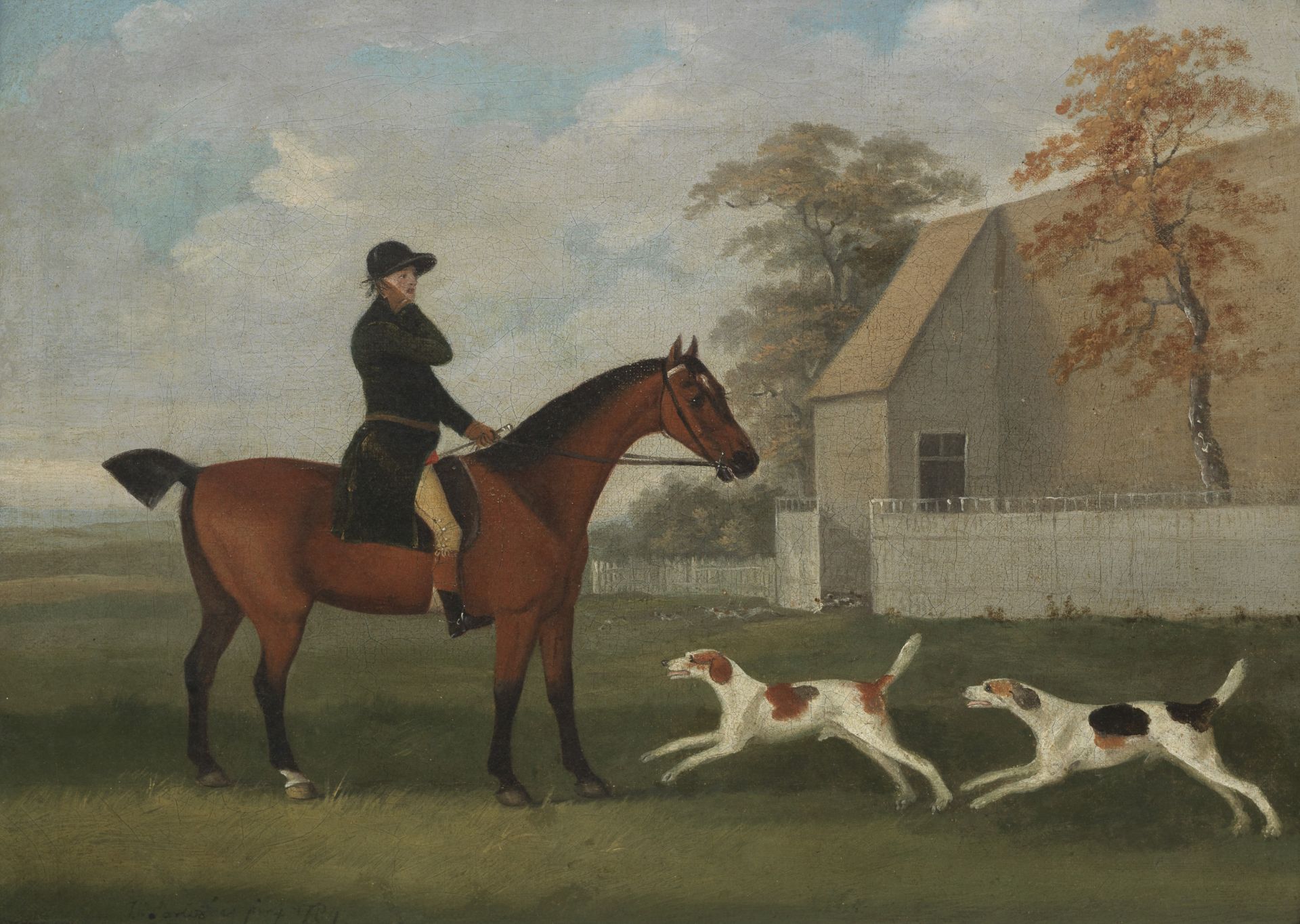 John Nost Sartorius (British, 1759-1828) Huntsman with Hounds
