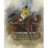 Michael P Heslop (British, 20th Century) Racehorse - Arkle