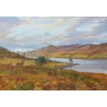 Elizabeth Halstead (British, 20th Century) Loch Broom 72 x 102 cm. (28 3/8 x 40 3/16 in.)