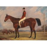 Fred Henderson (British, active 1852-1860) Bay Racehorse with Jockey