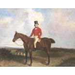 Thomas Hillier Mew (British, 19th Century) Hunting Portrait of Mr Assheton-Smith