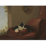 James Cassie RSA RSW (British, 1819-1879) King Charles Spaniels