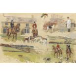 Peter Biegel (British, 1913-1987) Sketches - The Warwickshire Hunt