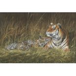 Chris Christoforou (Cypriot, born 1954) Tiger and Cubs