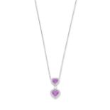 Graff: pink sapphire and diamond 'Constellation' pendant