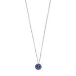 Graff: sapphire and diamond 'Halo' pendant