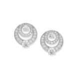 Graff: Pair of Diamond 'Circle' earrings