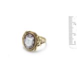 A hardstone seal ring,