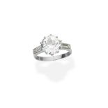 Diamond single stone ring