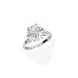 Diamond single-stone ring