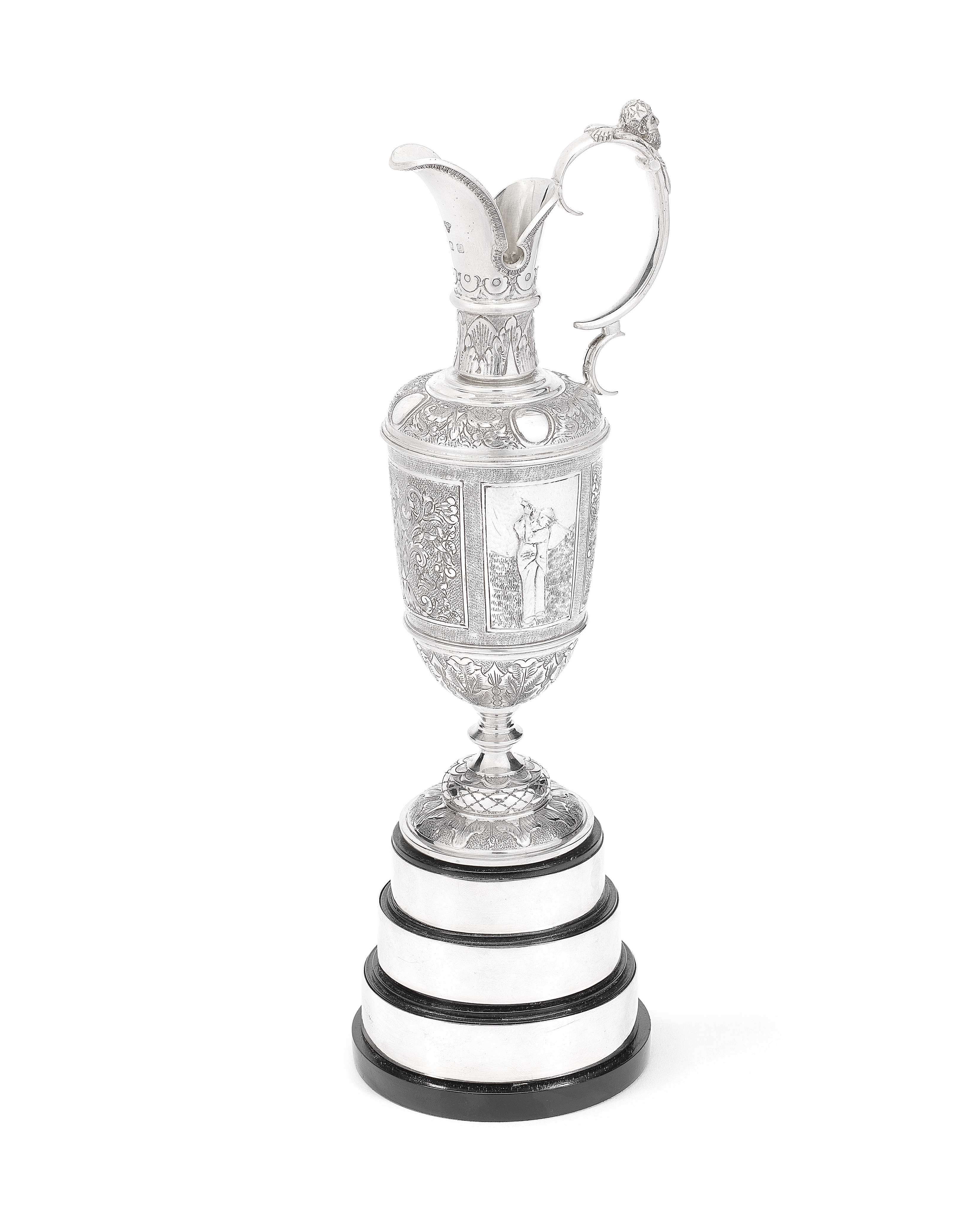 OPEN CHAMPIONSHIP GOLF TROPHY: A silver replica of the Open Championship ewer Garrard & Co Ltd, L...