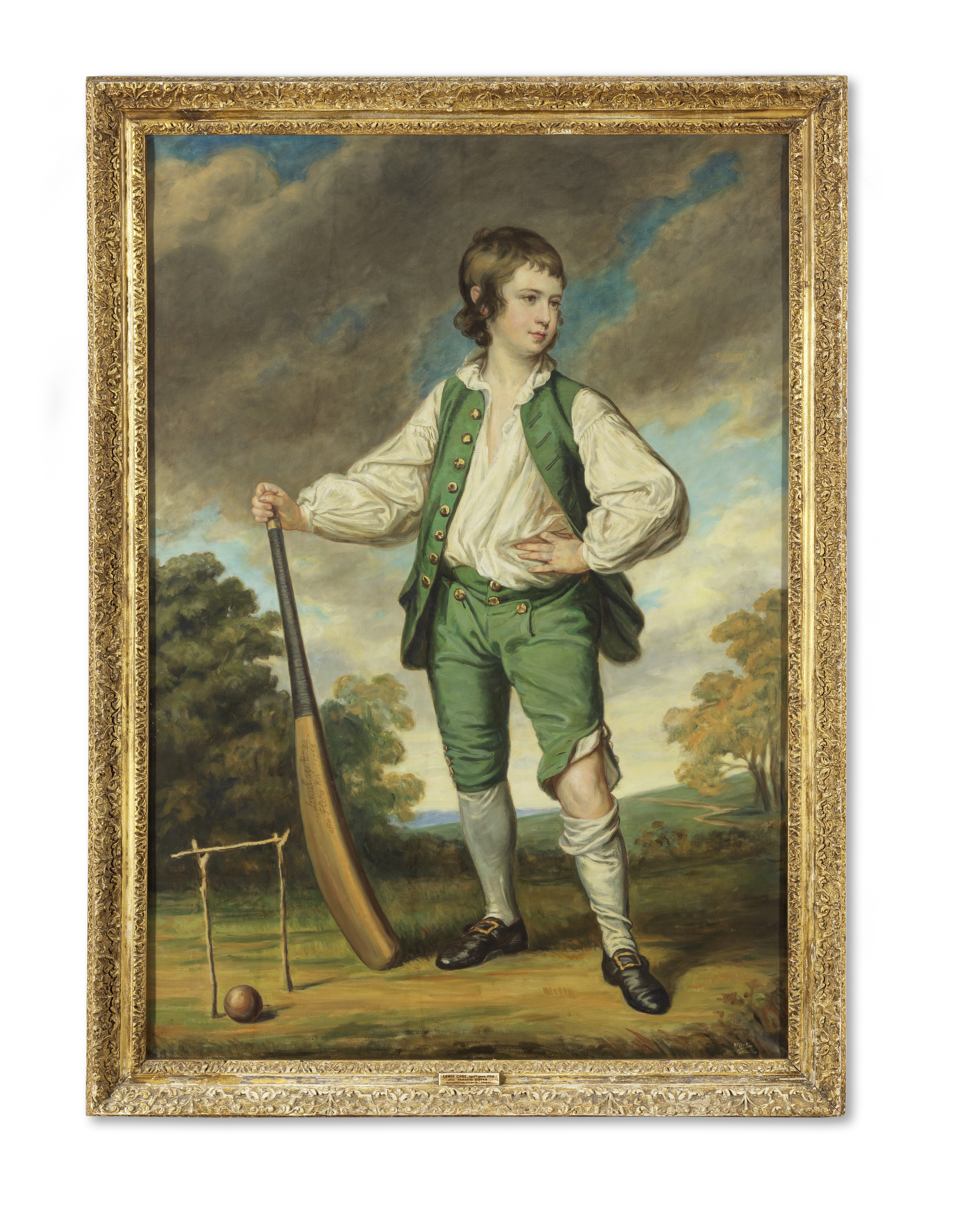 Katherine Lloyd (British, active 1923-1950), after Francis Cotes The Young Cricketer: Portrait of...