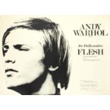 Andy Warhol (American, 1928-1987) Original 'Flesh' poster, 1968
