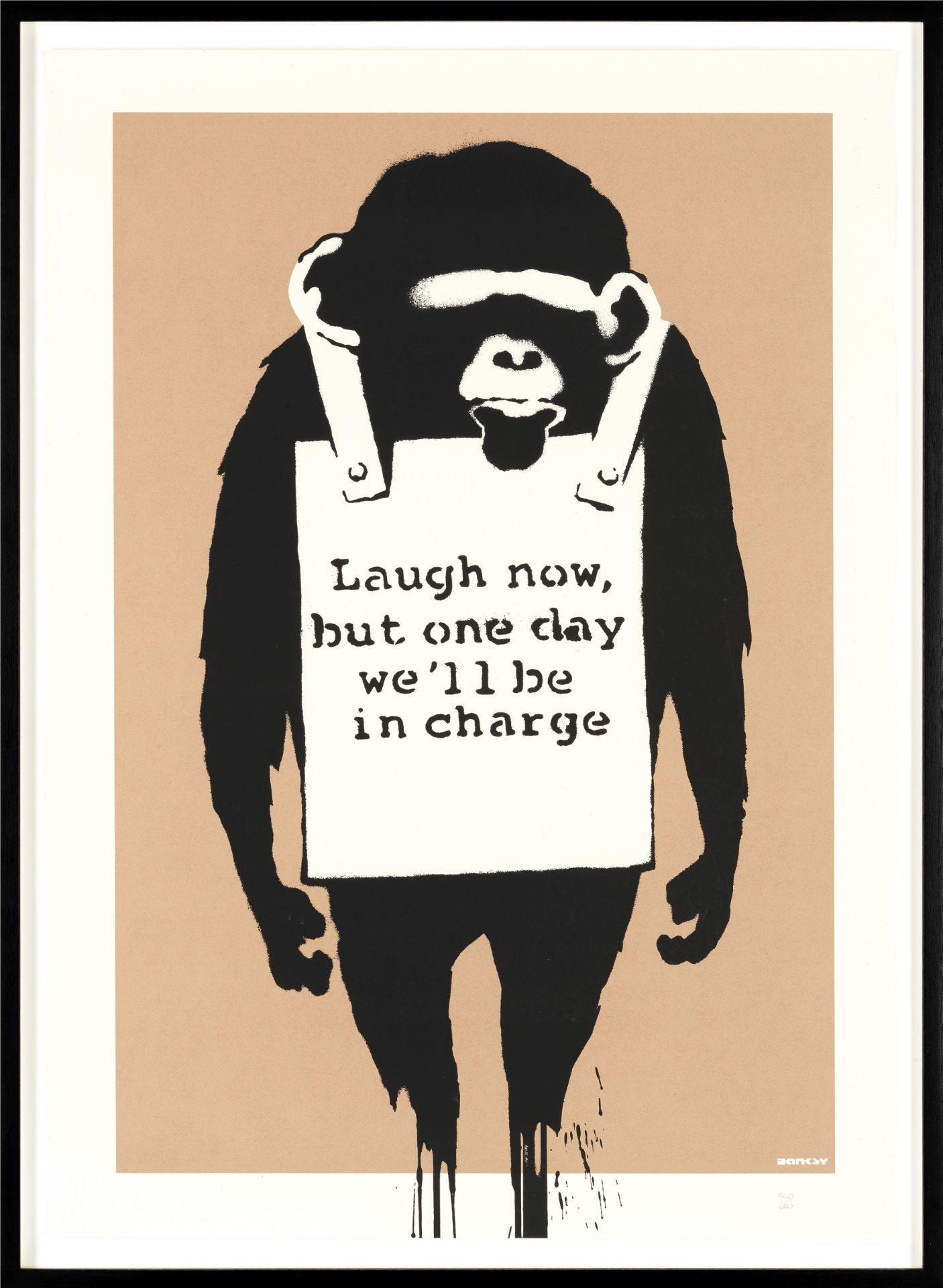 BANKSY (born 1975) Laugh Now, 2003 (published by Pictures on Walls, London)
