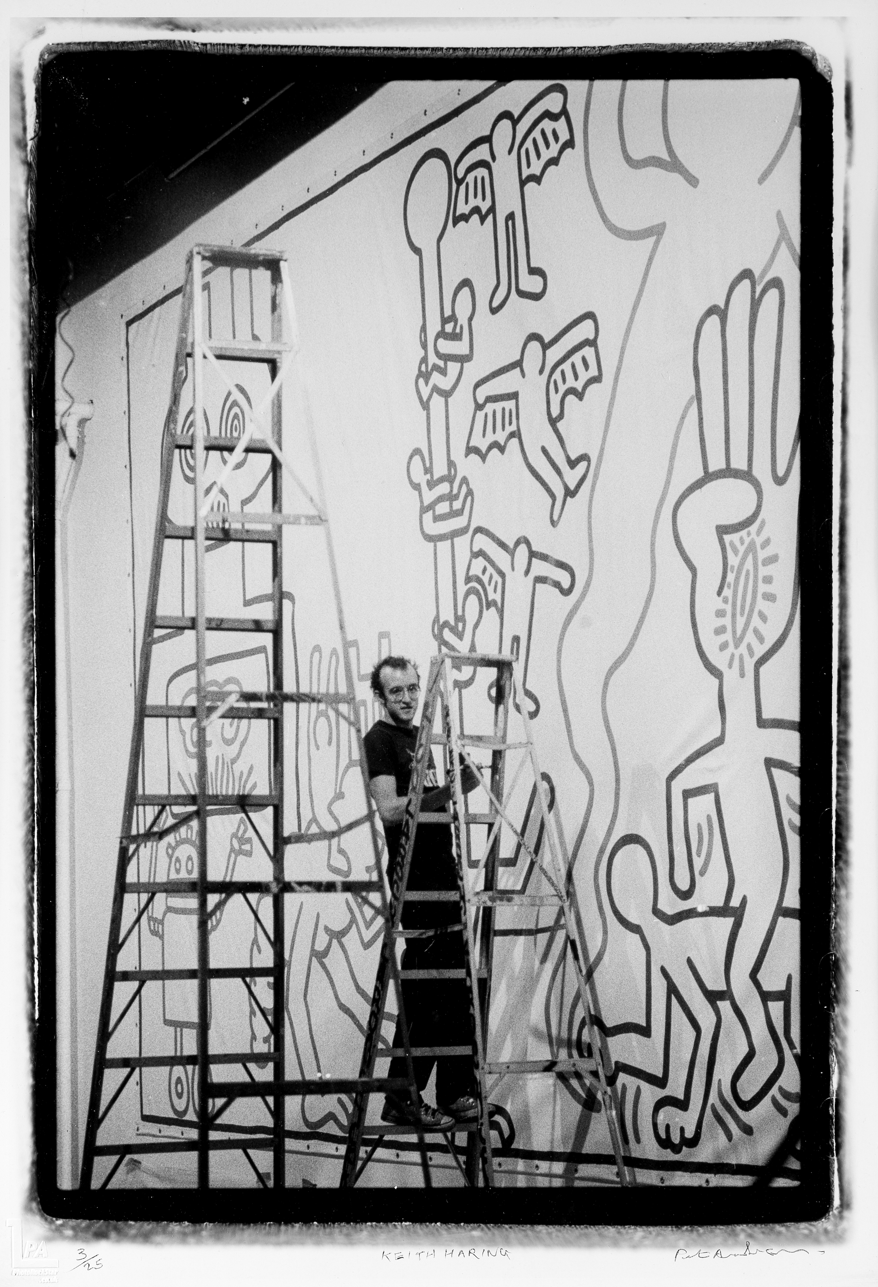 Peter Anderson (born 1954) Keith Haring, Soho, NYC, 1982