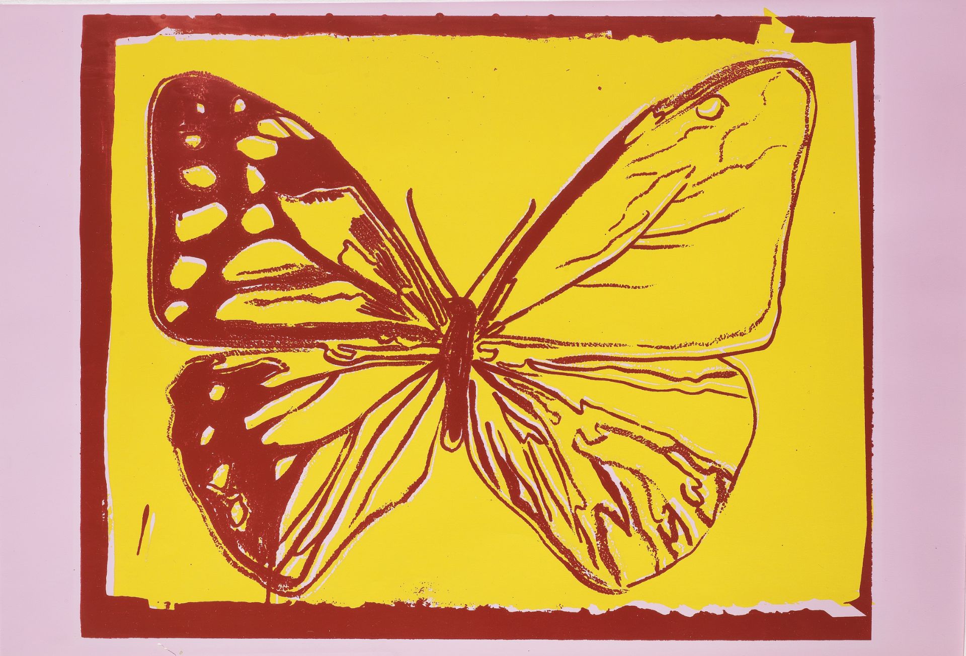 ANDY WARHOL (1928-1987) Butterfly, from Vanishing Animals, 1986 (This work is one of a small numb...