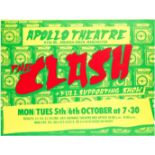 Futura 2000 (American, born 1955) Radio Clash Tour concert poster, 5th/6th October 1981