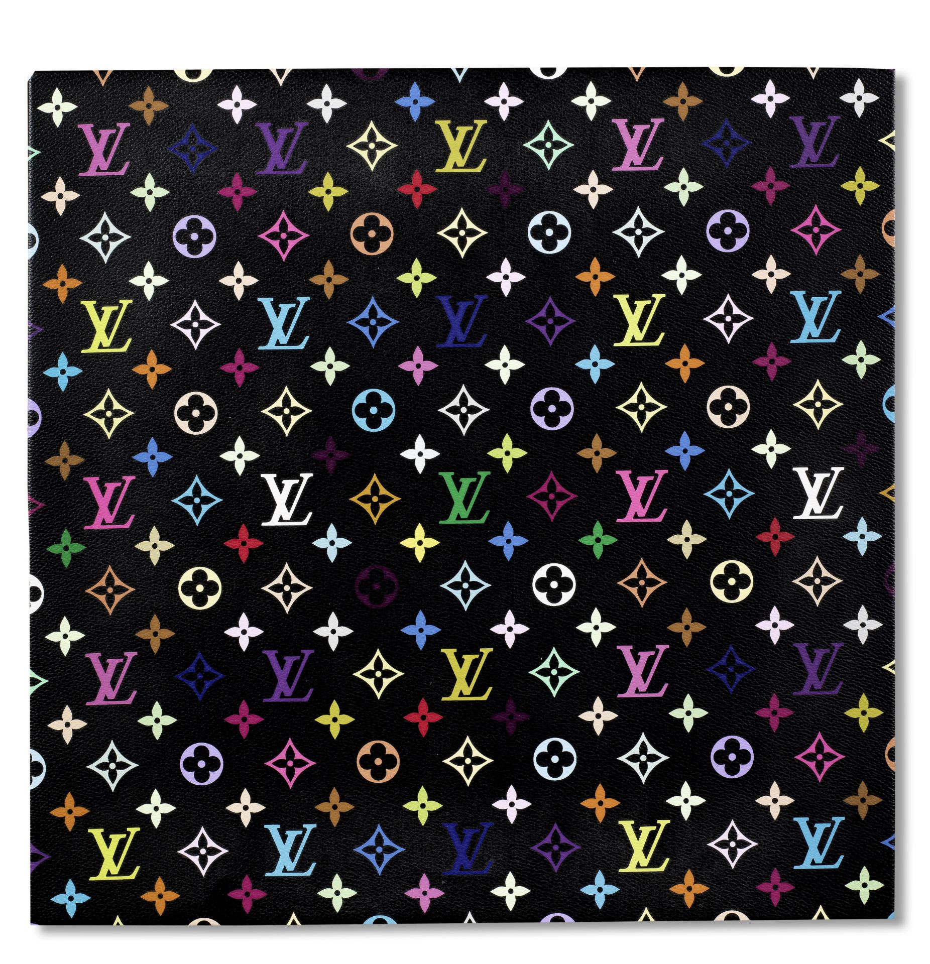 Takashi Murakami (born 1962) Louis Vuitton Monogram Multicolore - Black, 2007 (This work is numbe...