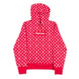 Louis Vuitton x Supreme, New York, Box Logo Hoodie, 2017 Size S