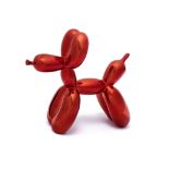 AFTER JEFF KOONS (born 1955) Balloon Dog (Red), 2017 30 x 30 x 12cm (11 3/4 x 11 3/4 x 4 3/4in). ...