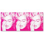 Russell Young (British, born 1959) Marilyn Crying (Triptych), 2011