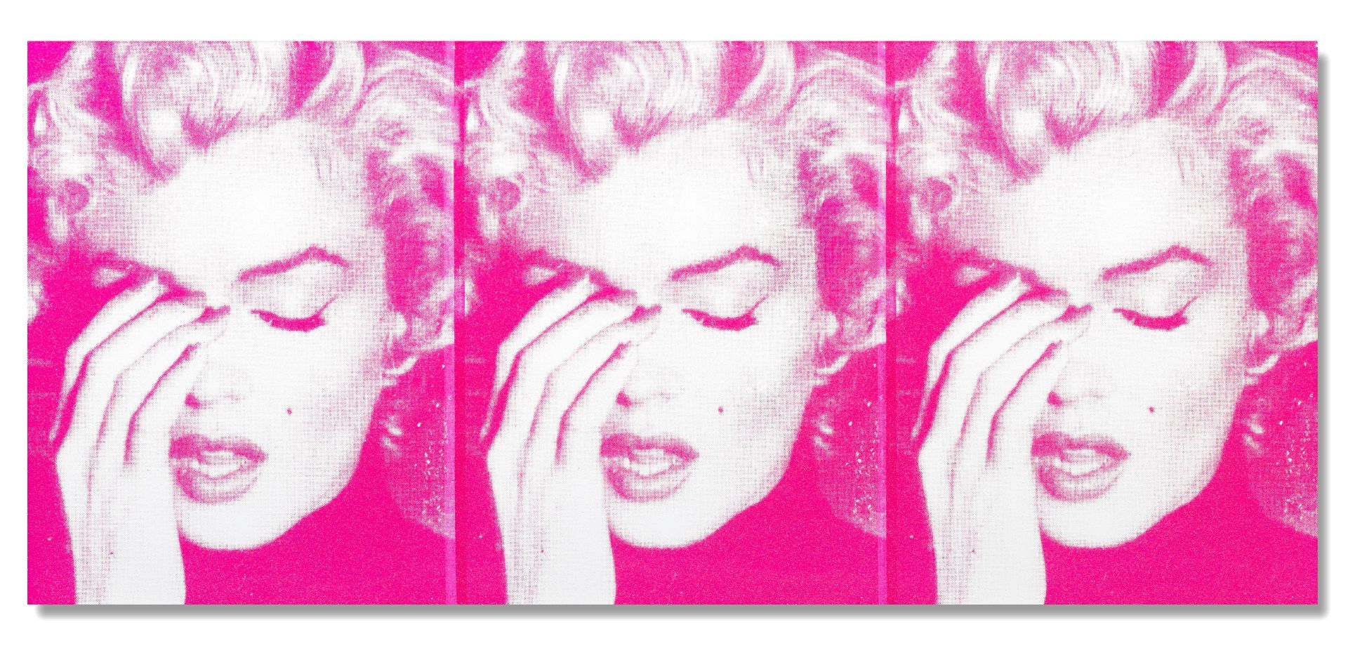 Russell Young (British, born 1959) Marilyn Crying (Triptych), 2011