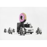 BANKSY (born 1975) Donuts (Strawberry), 2009 (with the publisher's blindstamp, Pictures on Walls,...